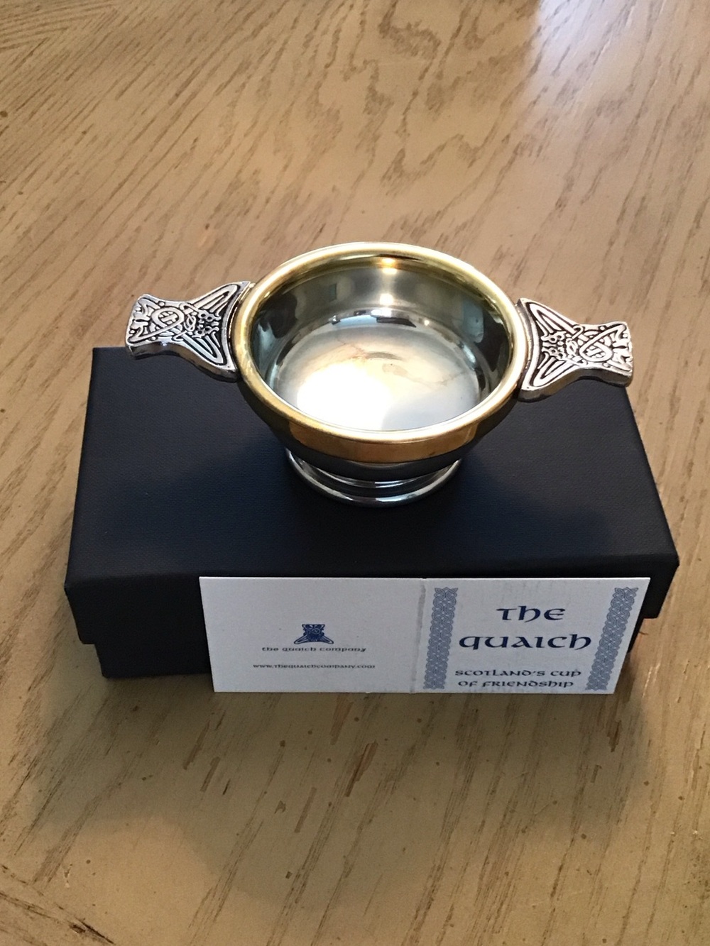 The Quaich Scottish Friendship Bowl 2 Tone
